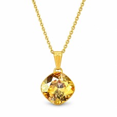 Кулон «Ослепительный Блеск IV (Golden Shadow)» с кристаллами Swarovski®