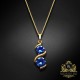 Kulons "Piena Ceļš (Sapphire)" ar Swarovski™ kristāliem