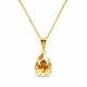 Kulons „Venus II (Golden Shadow)“ ar Swarovski® kristāliem