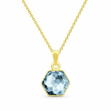 Кулон «Фантазия (Aquamarine Blue)» с кристаллами Swarovski®