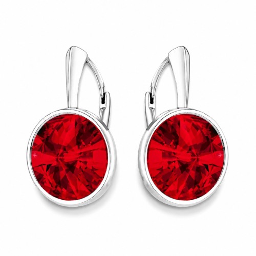 Sudraba auskari „Klaris (Scarlet)“