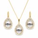 Komplekts sievietēm „Debesu Piliens“ ar Swarovski® kristāliem