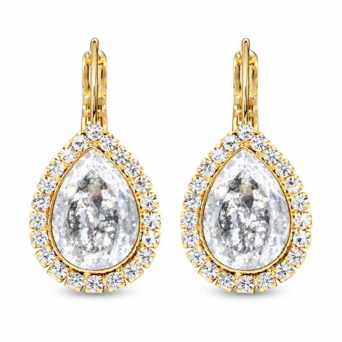Komplekts „Debesu Piliens (Silver Patina)“ ar Swarovski® kristāliem