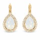 Komplekts sievietēm „Debesu Piliens (White Opal)“ ar Swarovski® kristāliem