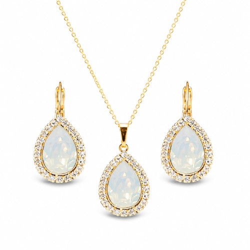 Komplekts sievietēm „Debesu Piliens (White Opal)“