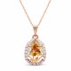 Komplekts sievietēm „Debesu Piliens III (Golden Shadow)“ ar Swarovski® kristāliem