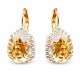Komplekts sievietēm „Debesu Piliens III (Golden Shadow)“ ar Swarovski® kristāliem