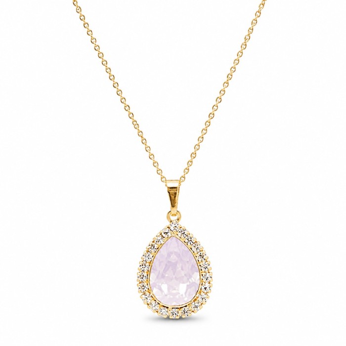 Komplekts sievietēm „Debesu Piliens (Rose Water Opal)“ ar Swarovski® kristāliem