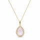 Komplekts sievietēm „Debesu Piliens (Rose Water Opal)“ ar Swarovski® kristāliem
