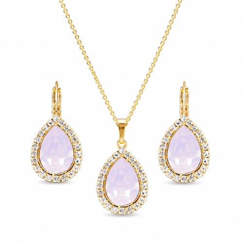 Komplekts sievietēm „Debesu Piliens (Rose Water Opal)“