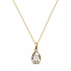 Kulons „Crystal Drop (Silver Patina)“ ar Swarovski® kristāliem