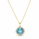 Kulons „Glare III (Aqua)“ ar Swarovski® kristāliem