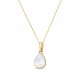 Kulons „Crystal Drop (White Opal)“ ar Swarovski® kristāliem