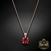 Kulons "Junona (Ruby)" ar Swarovski™ kristāliem
