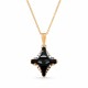 Kulons „Crystal Rhombus II (Graphite Lite Chrome)“ ar Swarovski® kristāliem