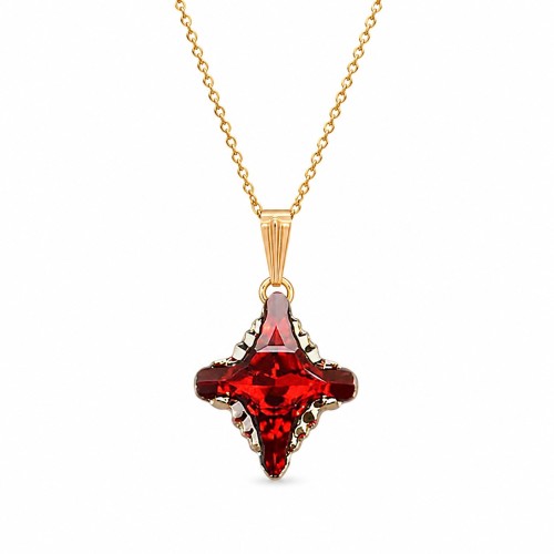 Kulons „Crystal Rhombus II (Light Siam Metallic Light Gold)“