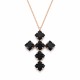 Kulons „Uni (Jet)“ ar Swarovski® kristāliem