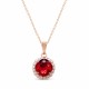 Kulons „Glare III (Scarlet)“ ar Swarovski® kristāliem