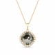 Kulons „Glare III (Silver Shadow)“ ar Swarovski® kristāliem