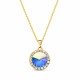 Kulons „Clarice (Aurora Borealis)“ ar Swarovski® kristāliem