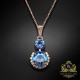 Komplekts "Klaris VI (Light Sapphire Shimmer)" ar Swarovski™ kristāliem