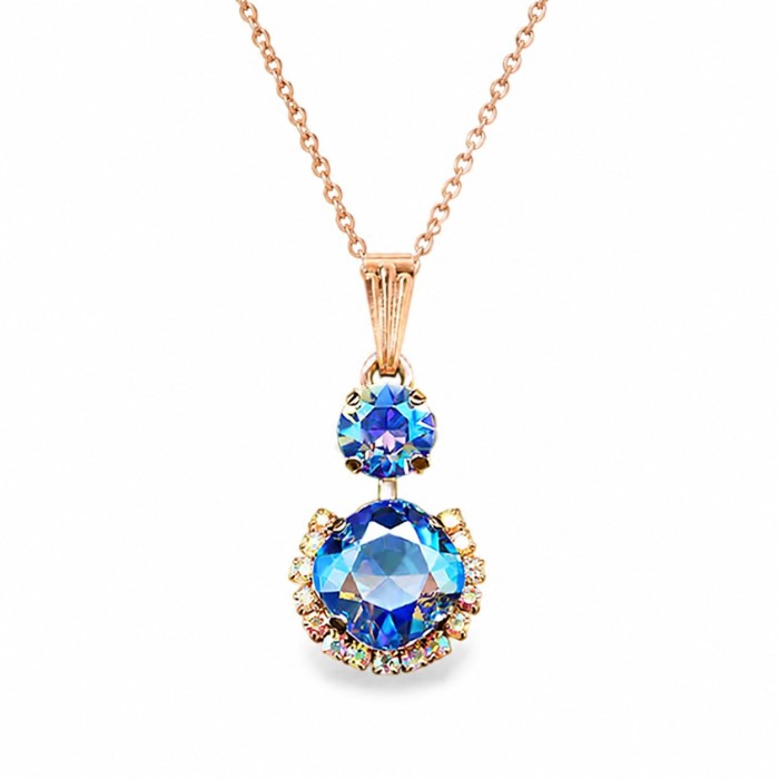 Komplekts sievietēm „Clarice VI (Light Sapphire Shimmer)“ ar Swarovski® kristāliem