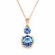 Komplekts sievietēm „Clarice VI (Light Sapphire Shimmer)“ ar Swarovski® kristāliem