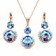 Komplekts sievietēm „Clarice VI (Light Sapphire Shimmer)“ ar Swarovski® kristāliem