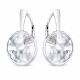 Sudraba auskari „Klaris“ ar Swarovski® kristāliem