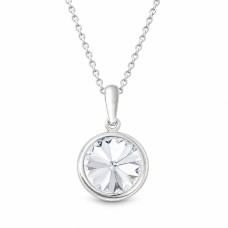 Серебряный кулон «Кларис» с кристаллами Swarovski™