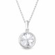 Sudraba kulons „Klaris“ ar Swarovski® kristāliem