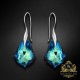 Sudraba komplekts "Baroka IV (Bermuda Blue)" ar Swarovski™ kristāliem