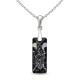925 Sterling Silver Jewelry Set “Growing Crystal II” (Silver Night) embellished with Crystals by Swarovski®
