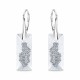 Sudraba komplekts sievietēm „Augošais Kristāls II“ ar Swarovski® kristāliem