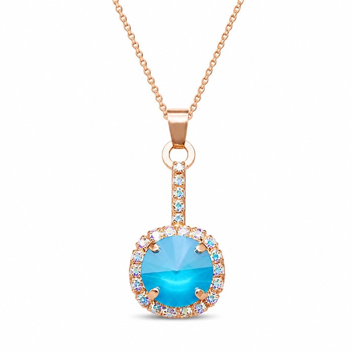 Komplekts „Klaris VII (Azure Blue)“ ar Swarovski® kristāliem