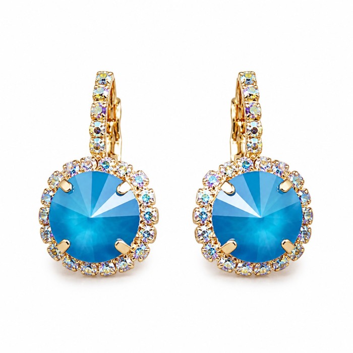 Komplekts „Klaris VII (Azure Blue)“ ar Swarovski® kristāliem
