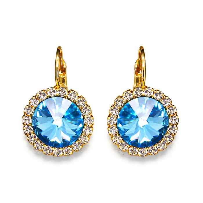 Komplekts sievietēm „Clarice (Aquamarine Blue)“ ar Swarovski® kristāliem