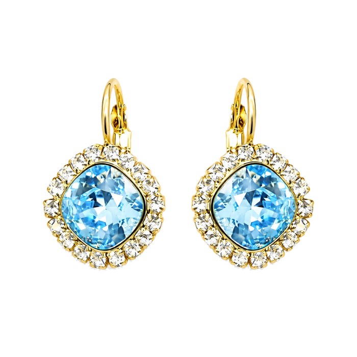 Komplekts „Apžilbinošs Spīdums III (Aqua)“ ar Swarovski® kristāliem