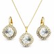 Komplekts sievietēm „Žilbinošais Mirdzums III“ ar Swarovski® kristāliem