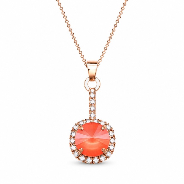 Komplekts sievietēm „Clarice VII (Light Coral)“ ar Swarovski® kristāliem