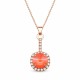 Komplekts sievietēm „Clarice VII (Light Coral)“ ar Swarovski® kristāliem