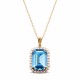 Komplekts sievietēm „Lourdes (Aquamarine)“ ar Swarovski® kristāliem