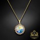 Komplekts "Klaris (Aurore Boreale)" ar Swarovski™ kristāliem