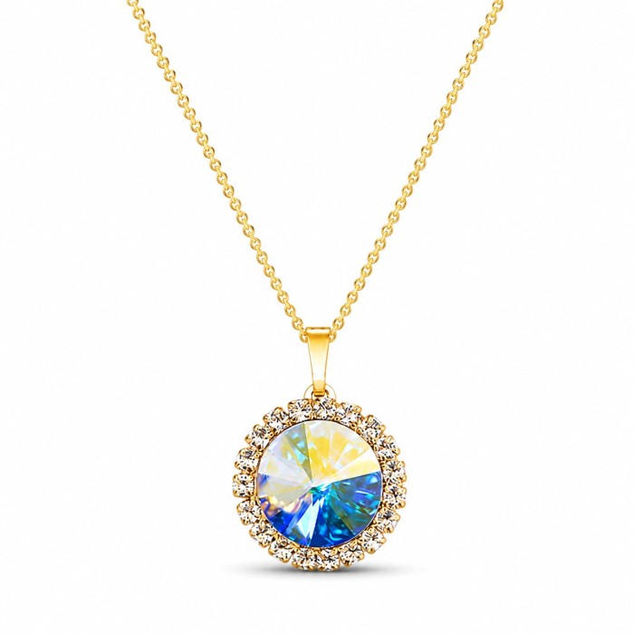 Komplekts sievietēm „Clarice (Aurora Borealis)“ ar Swarovski® kristāliem