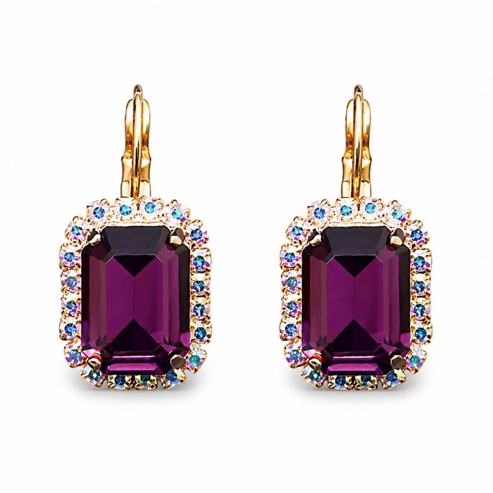 Komplekts sievietēm „Lourdes (Amethyst)“ ar Swarovski® kristāliem
