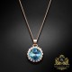 Komplekts "Apžilbinošs Spīdums III (Aquamarine Blue)" ar Swarovski™ kristāliem