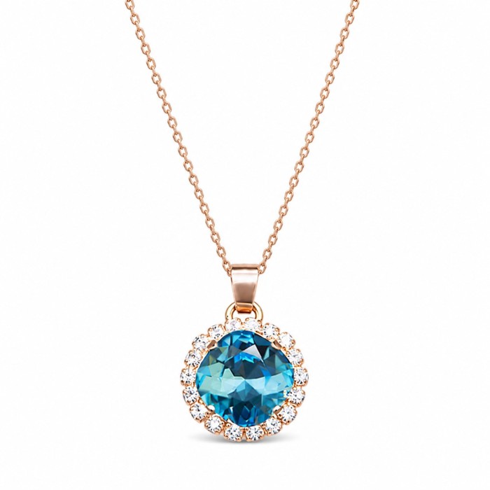 Komplekts „Apžilbinošs Spīdums III (Aquamarine Blue)“ ar Swarovski® kristāliem