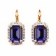 Komplekts „Lurdes (Tanzanite)“ ar Swarovski® kristāliem