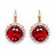 Komplekts sievietēm „Žilbinošais Mirdzums III (Scarlet)“ ar Swarovski® kristāliem