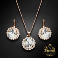 Komplekts "Apžilbinošs Spīdums III" ar Swarovski™ kristāliem